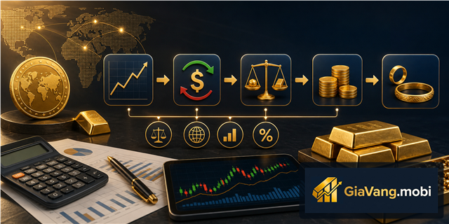 Quy đổi XAU USD qua tỷ giá USD VND sang giá vàng mỗi lượng