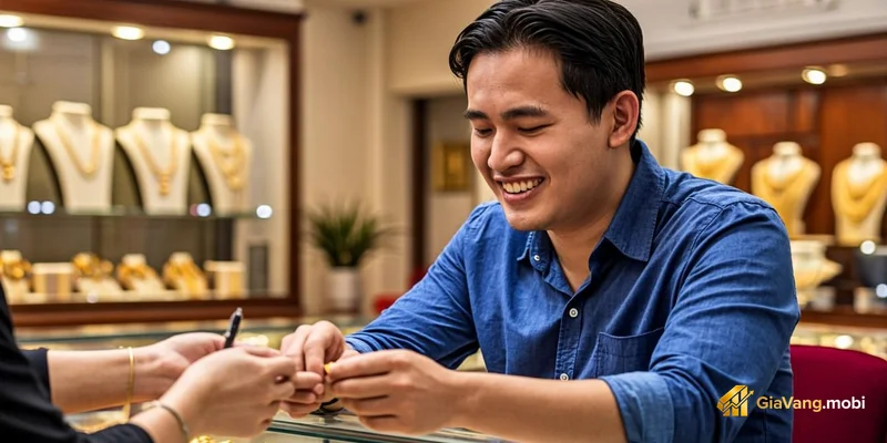 Nhà đầu tư theo dõi biểu đồ giá vàng để tìm thời điểm mua vàng phù hợp